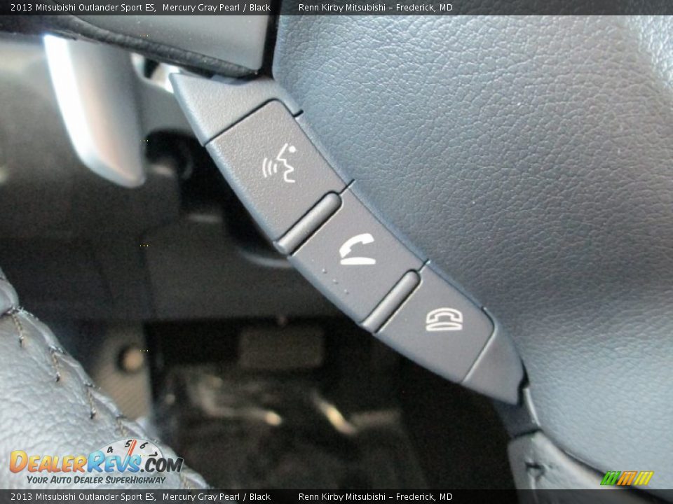 2013 Mitsubishi Outlander Sport ES Mercury Gray Pearl / Black Photo #26