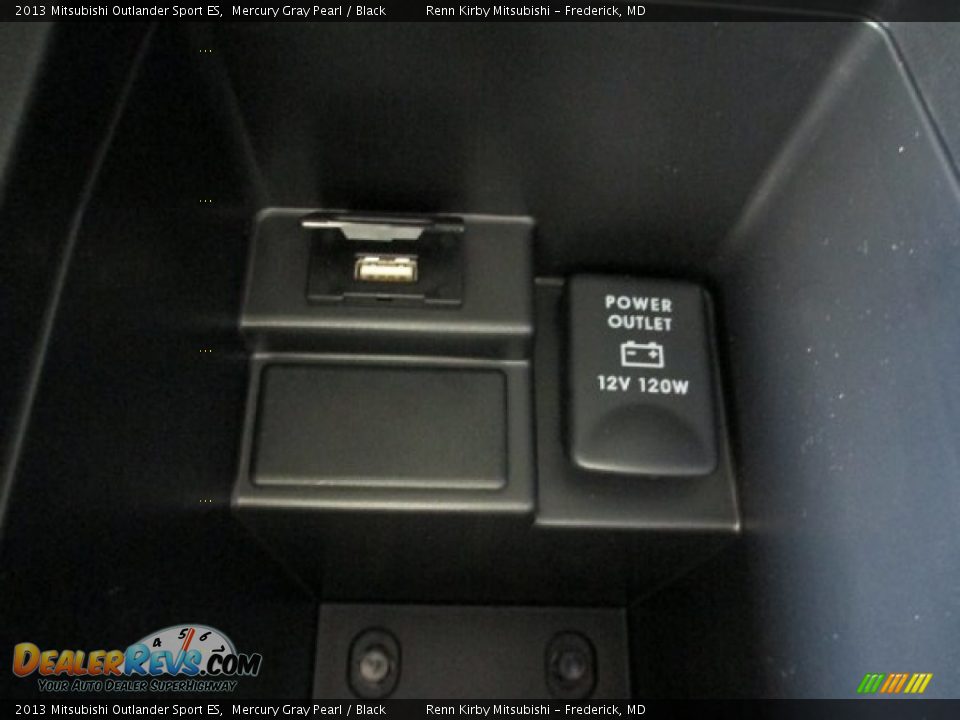 2013 Mitsubishi Outlander Sport ES Mercury Gray Pearl / Black Photo #33