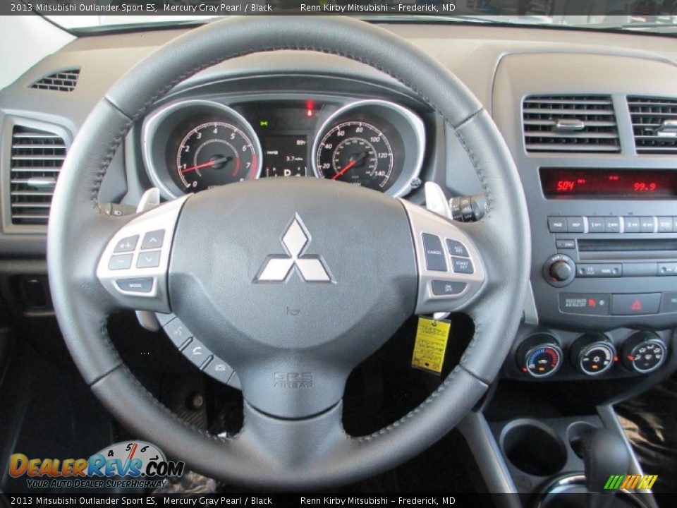 2013 Mitsubishi Outlander Sport ES Mercury Gray Pearl / Black Photo #34