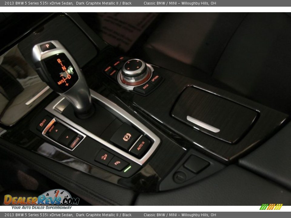 2013 BMW 5 Series 535i xDrive Sedan Dark Graphite Metallic II / Black Photo #24
