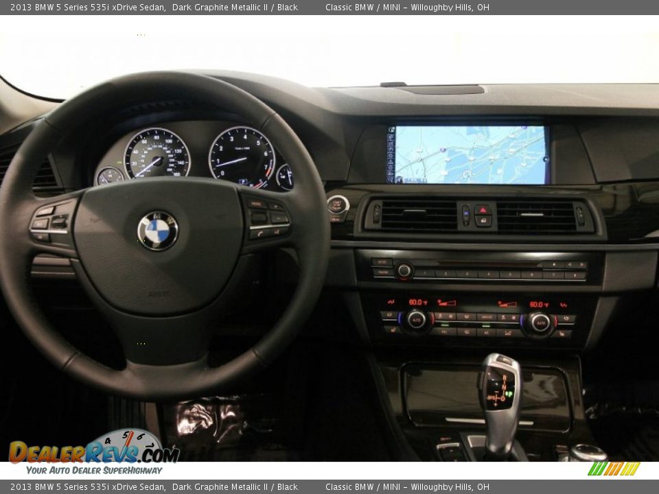2013 BMW 5 Series 535i xDrive Sedan Dark Graphite Metallic II / Black Photo #33