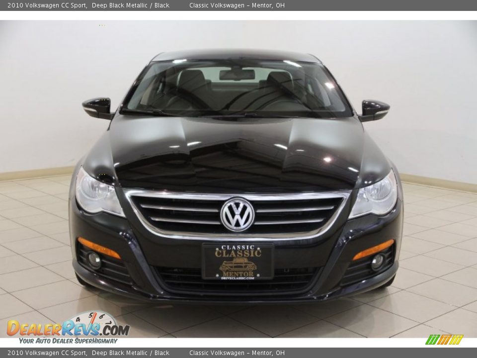 2010 Volkswagen CC Sport Deep Black Metallic / Black Photo #2