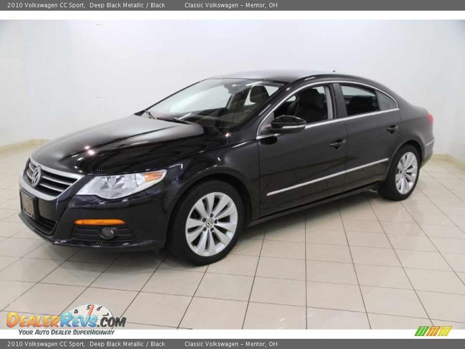 2010 Volkswagen CC Sport Deep Black Metallic / Black Photo #3