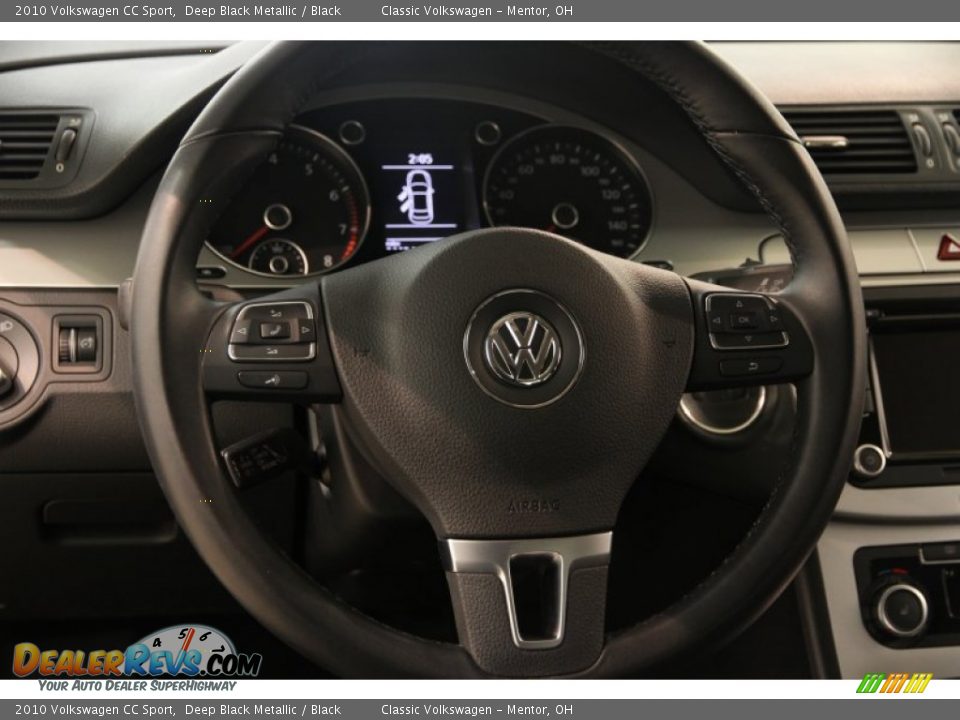 2010 Volkswagen CC Sport Deep Black Metallic / Black Photo #6