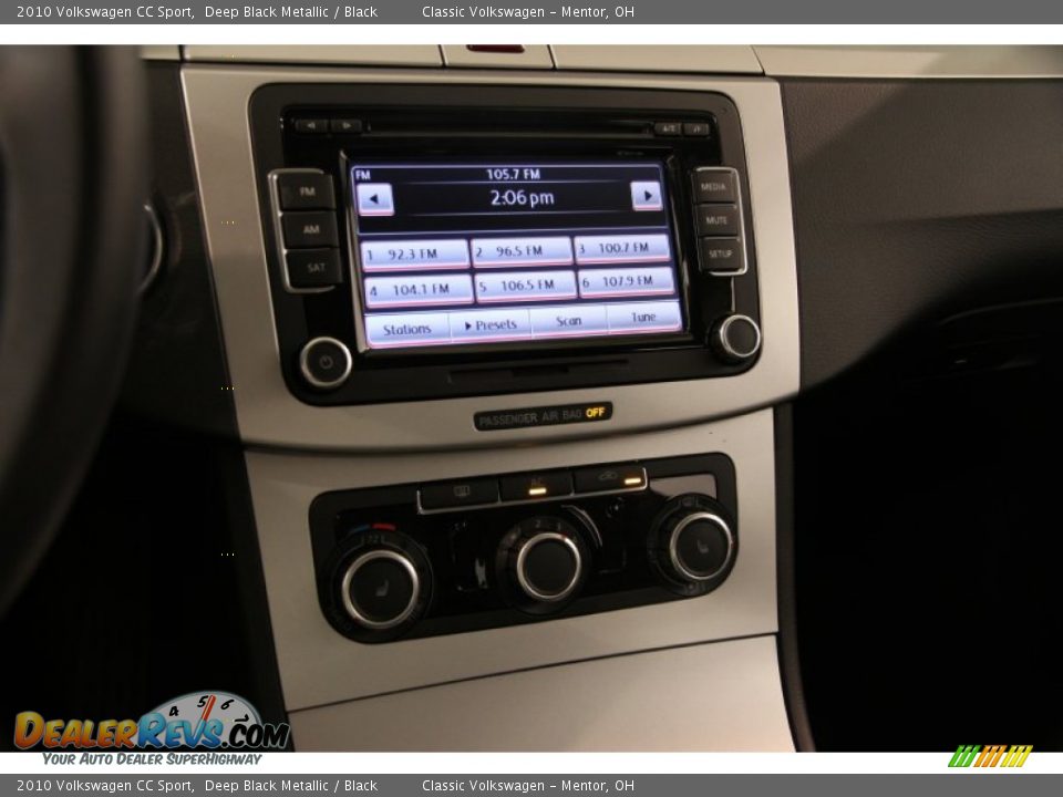2010 Volkswagen CC Sport Deep Black Metallic / Black Photo #8