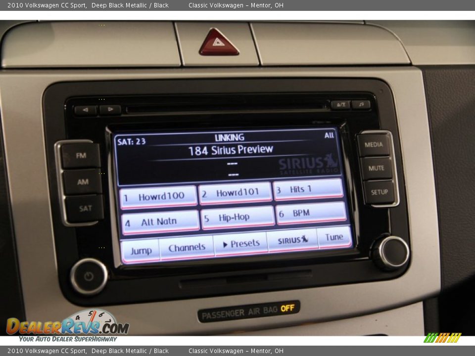 2010 Volkswagen CC Sport Deep Black Metallic / Black Photo #11