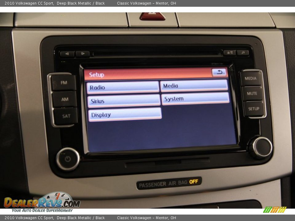 2010 Volkswagen CC Sport Deep Black Metallic / Black Photo #13