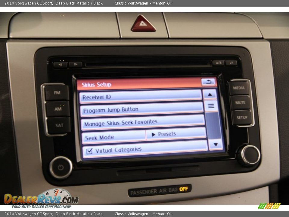 2010 Volkswagen CC Sport Deep Black Metallic / Black Photo #15