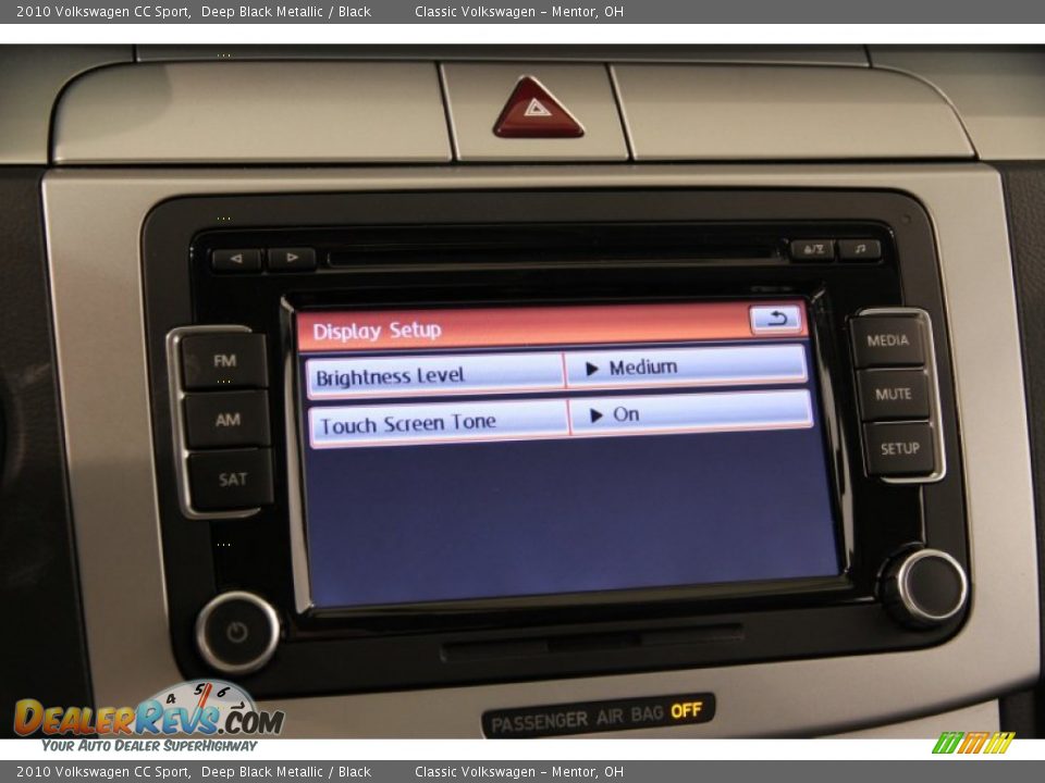 2010 Volkswagen CC Sport Deep Black Metallic / Black Photo #16