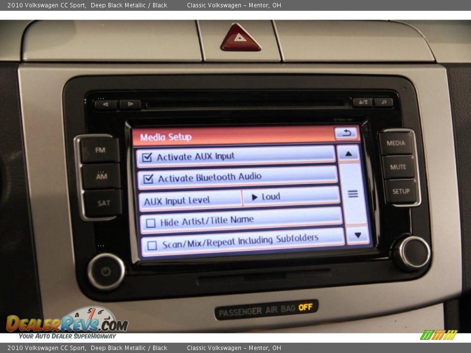 2010 Volkswagen CC Sport Deep Black Metallic / Black Photo #17