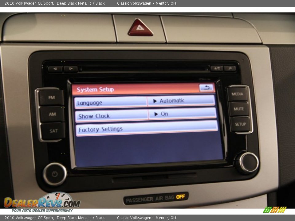 2010 Volkswagen CC Sport Deep Black Metallic / Black Photo #18