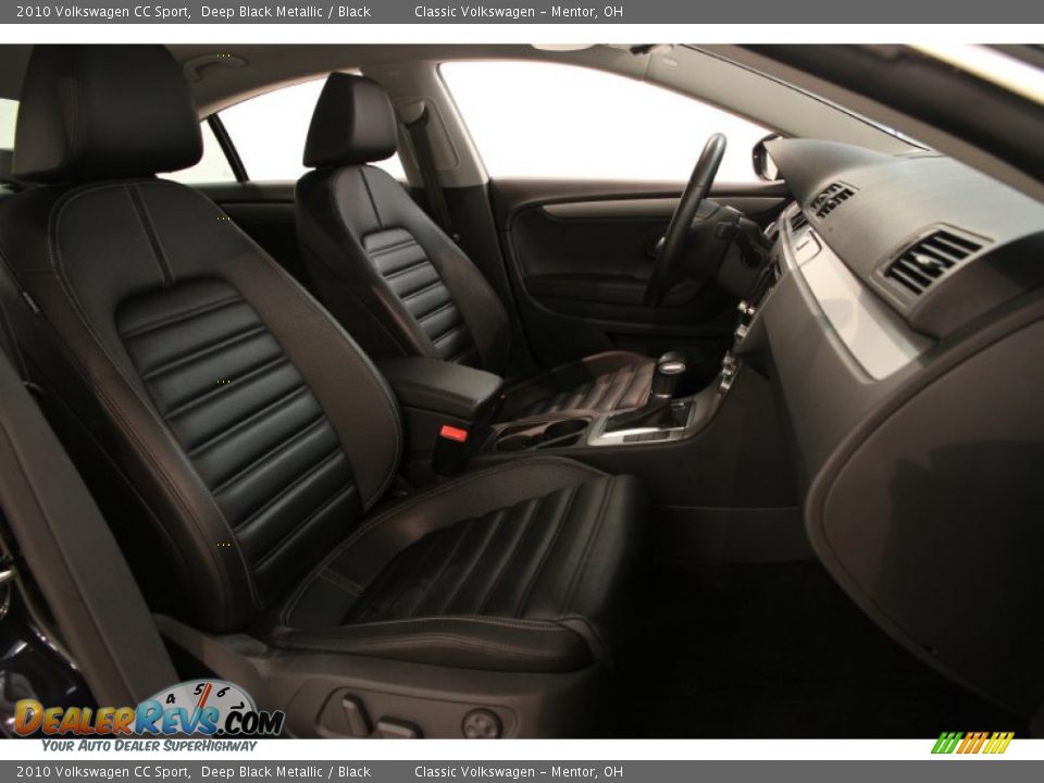 2010 Volkswagen CC Sport Deep Black Metallic / Black Photo #20