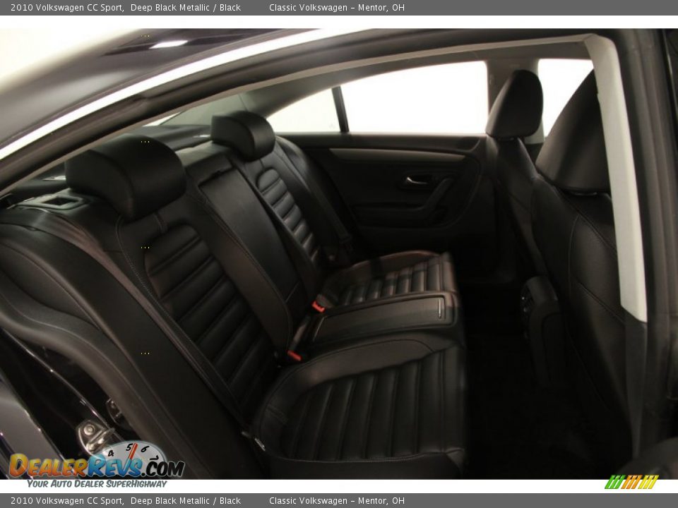 2010 Volkswagen CC Sport Deep Black Metallic / Black Photo #21