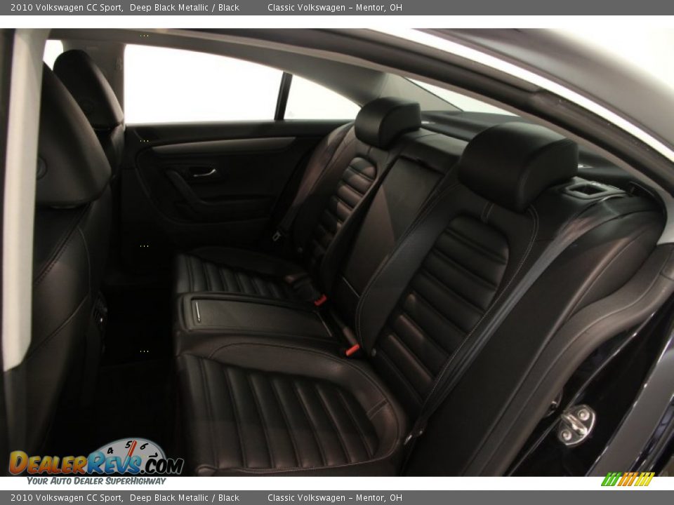 2010 Volkswagen CC Sport Deep Black Metallic / Black Photo #22