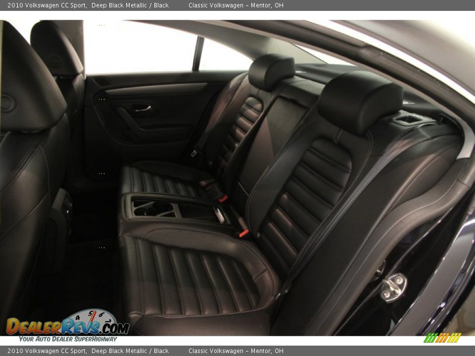2010 Volkswagen CC Sport Deep Black Metallic / Black Photo #23