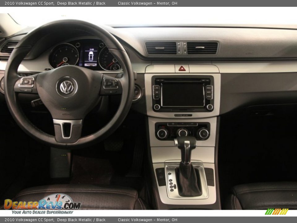 2010 Volkswagen CC Sport Deep Black Metallic / Black Photo #24