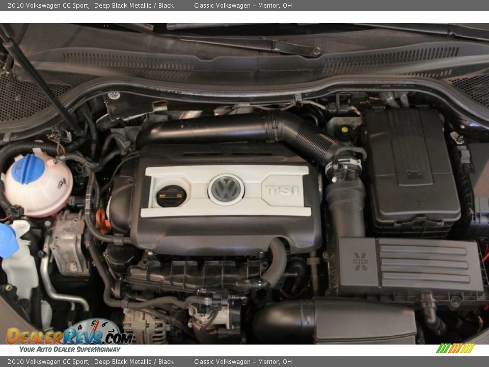 2010 Volkswagen CC Sport Deep Black Metallic / Black Photo #26