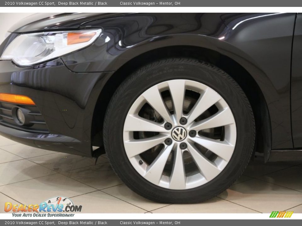 2010 Volkswagen CC Sport Deep Black Metallic / Black Photo #27