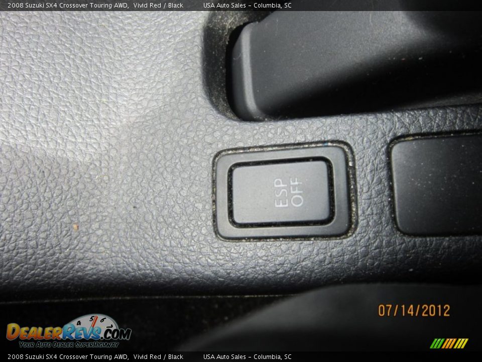 2008 Suzuki SX4 Crossover Touring AWD Vivid Red / Black Photo #33