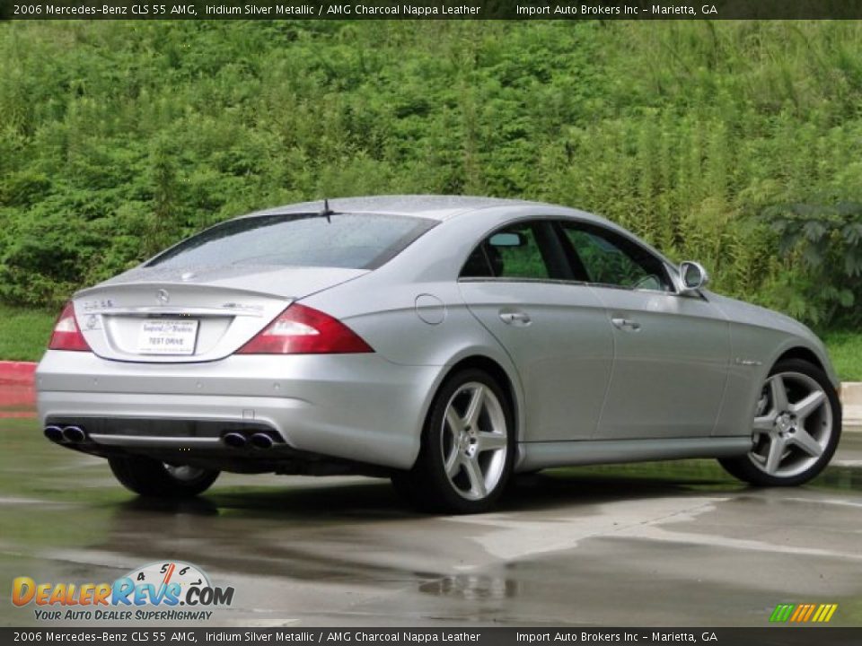 2006 Mercedes-Benz CLS 55 AMG Iridium Silver Metallic / AMG Charcoal Nappa Leather Photo #2