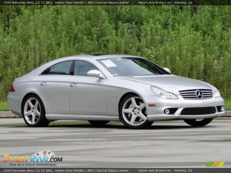 2006 Mercedes-Benz CLS 55 AMG Iridium Silver Metallic / AMG Charcoal Nappa Leather Photo #4