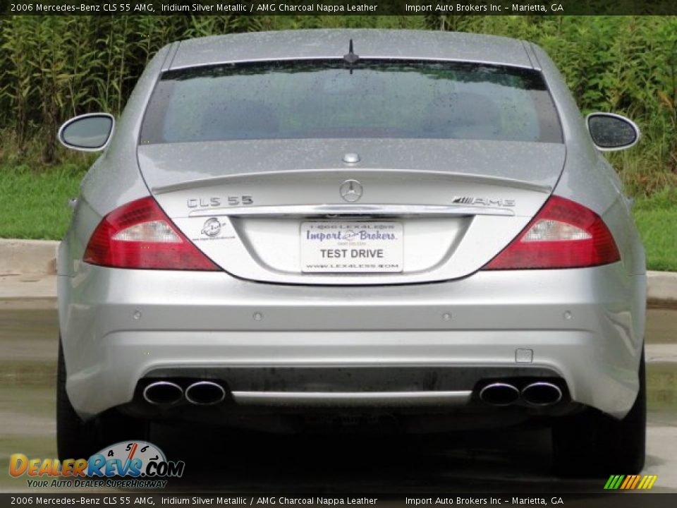 2006 Mercedes-Benz CLS 55 AMG Iridium Silver Metallic / AMG Charcoal Nappa Leather Photo #10