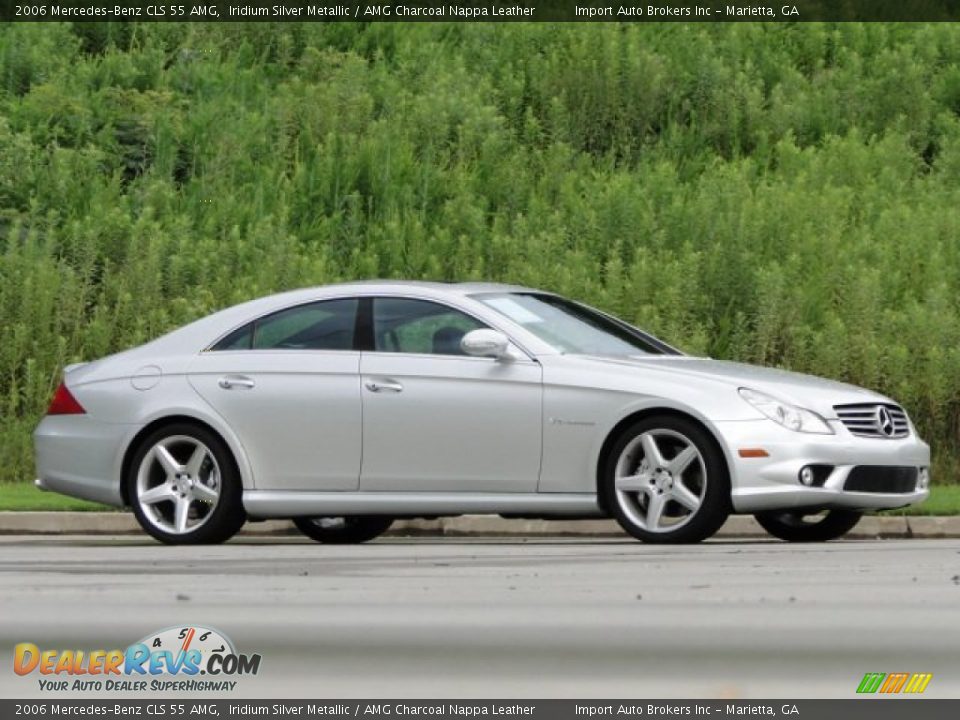 2006 Mercedes-Benz CLS 55 AMG Iridium Silver Metallic / AMG Charcoal Nappa Leather Photo #13