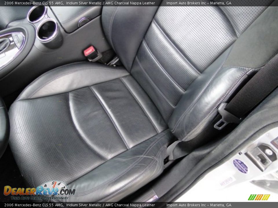 2006 Mercedes-Benz CLS 55 AMG Iridium Silver Metallic / AMG Charcoal Nappa Leather Photo #14