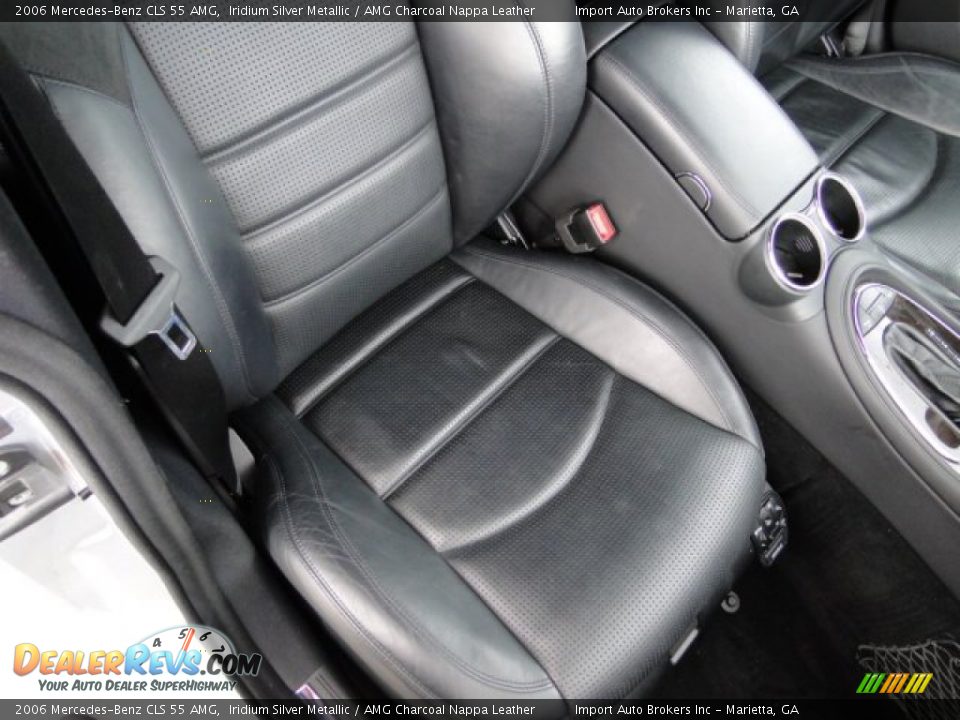 2006 Mercedes-Benz CLS 55 AMG Iridium Silver Metallic / AMG Charcoal Nappa Leather Photo #15