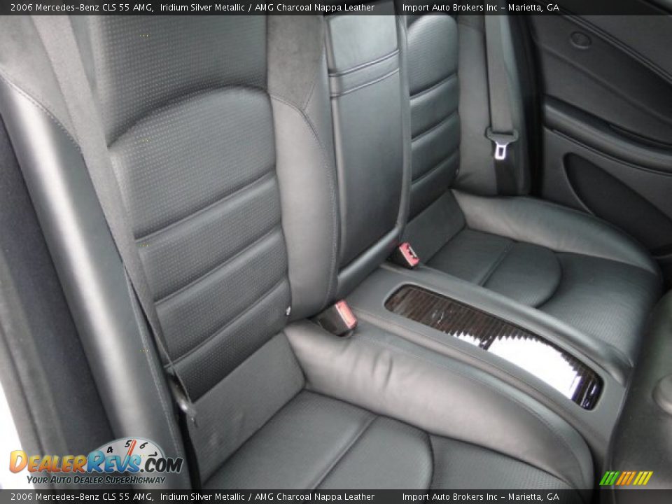 2006 Mercedes-Benz CLS 55 AMG Iridium Silver Metallic / AMG Charcoal Nappa Leather Photo #17