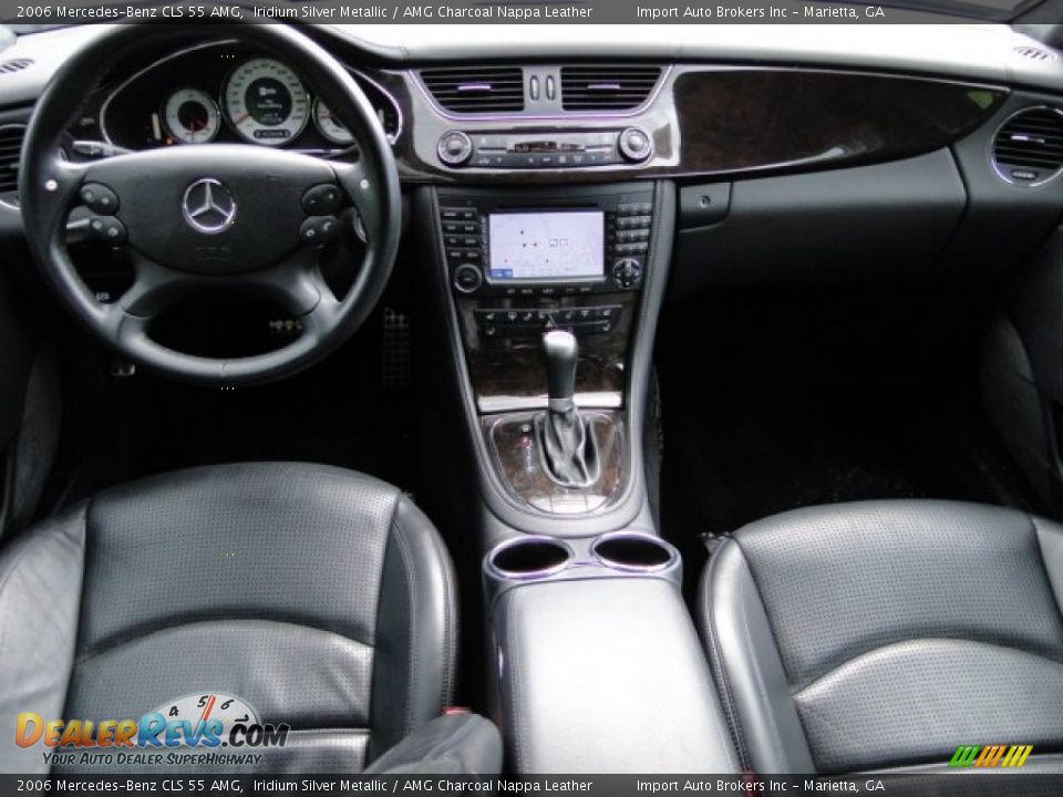 2006 Mercedes-Benz CLS 55 AMG Iridium Silver Metallic / AMG Charcoal Nappa Leather Photo #18