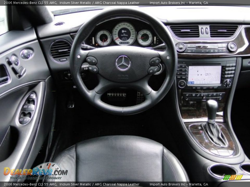 2006 Mercedes-Benz CLS 55 AMG Iridium Silver Metallic / AMG Charcoal Nappa Leather Photo #19