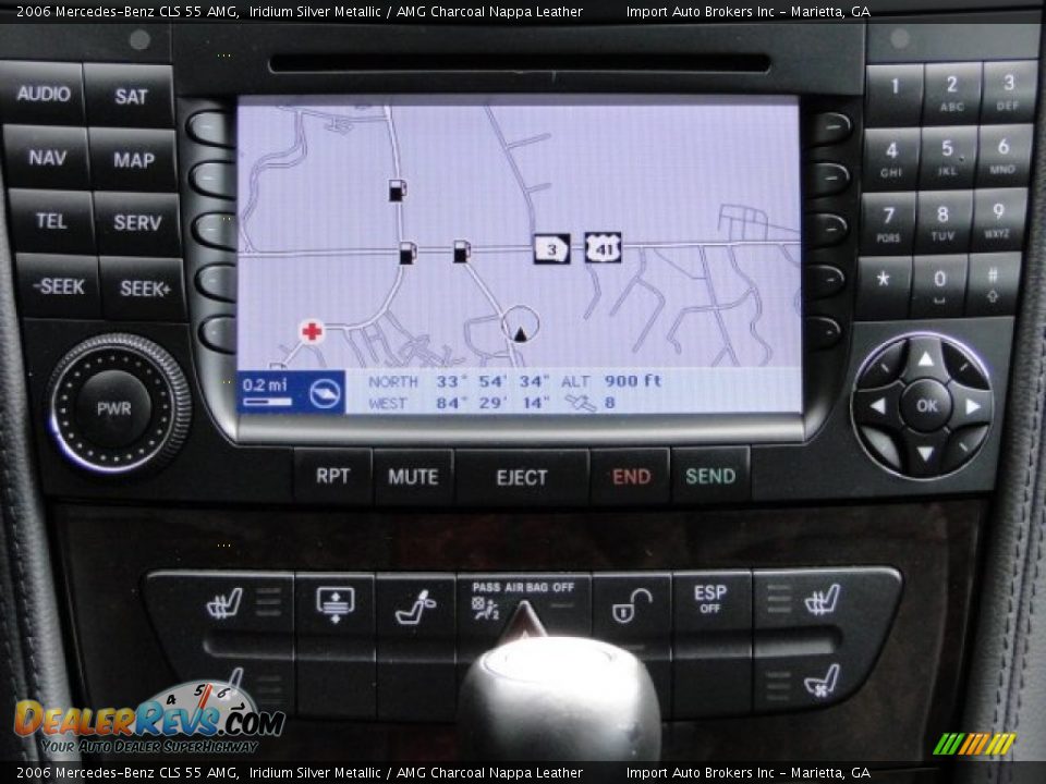 2006 Mercedes-Benz CLS 55 AMG Iridium Silver Metallic / AMG Charcoal Nappa Leather Photo #24