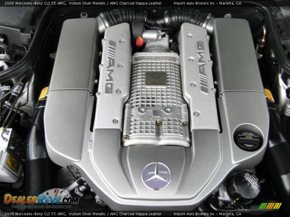 2006 Mercedes-Benz CLS 55 AMG Iridium Silver Metallic / AMG Charcoal Nappa Leather Photo #29