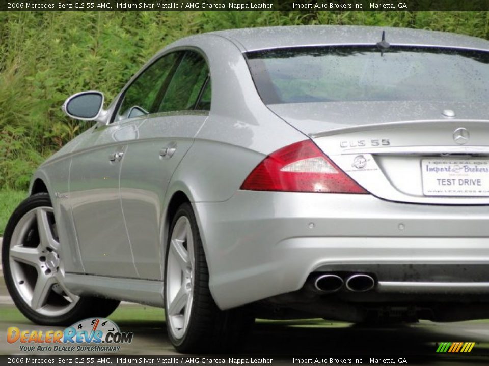 2006 Mercedes-Benz CLS 55 AMG Iridium Silver Metallic / AMG Charcoal Nappa Leather Photo #31