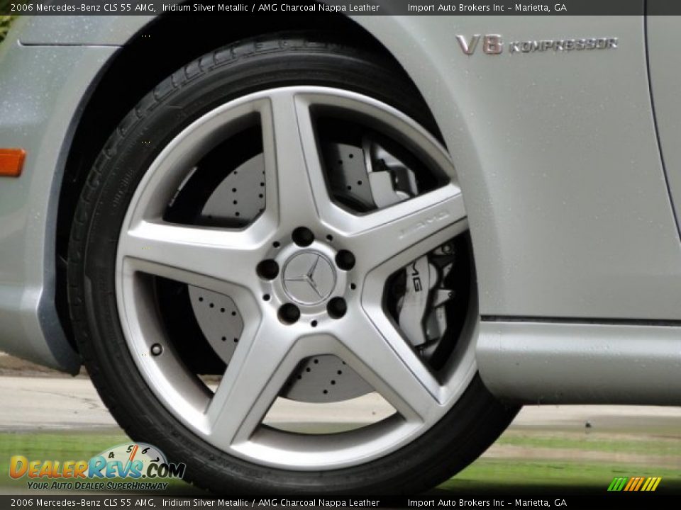 2006 Mercedes-Benz CLS 55 AMG Iridium Silver Metallic / AMG Charcoal Nappa Leather Photo #36