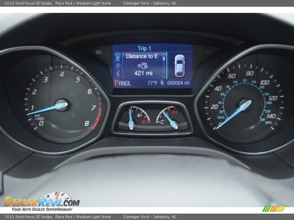 2013 Ford Focus SE Sedan Race Red / Medium Light Stone Photo #15