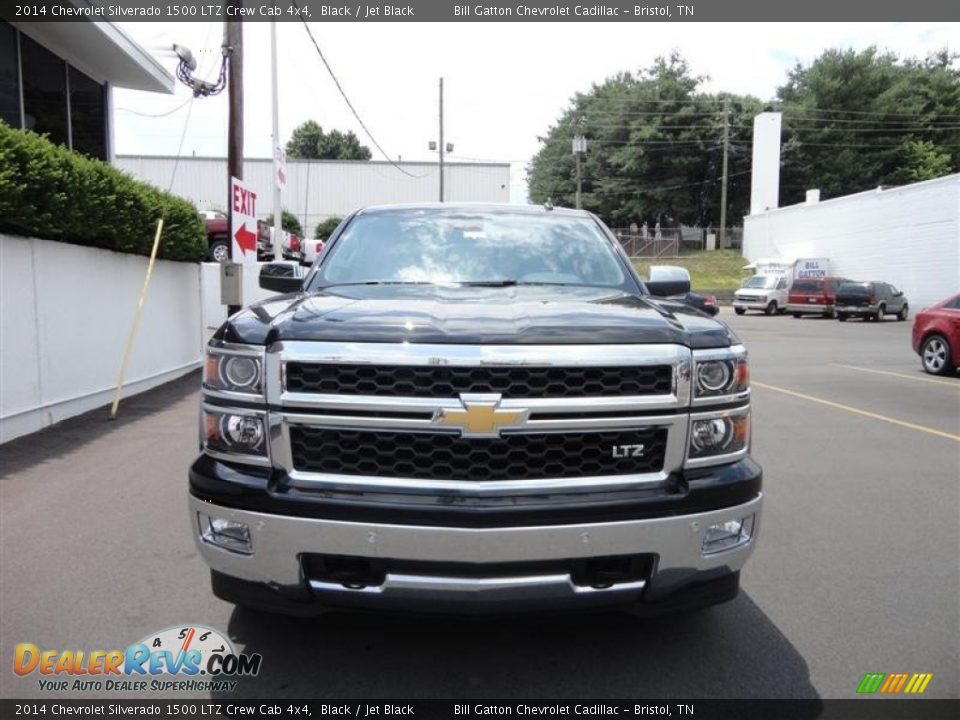 2014 Chevrolet Silverado 1500 LTZ Crew Cab 4x4 Black / Jet Black Photo #2