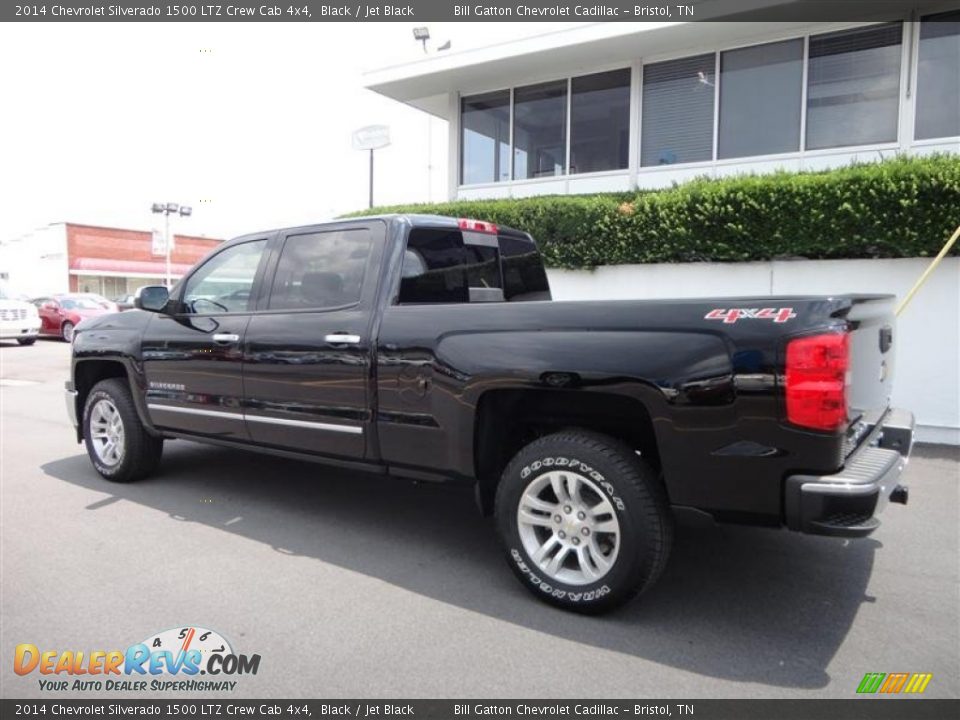 2014 Chevrolet Silverado 1500 LTZ Crew Cab 4x4 Black / Jet Black Photo #5