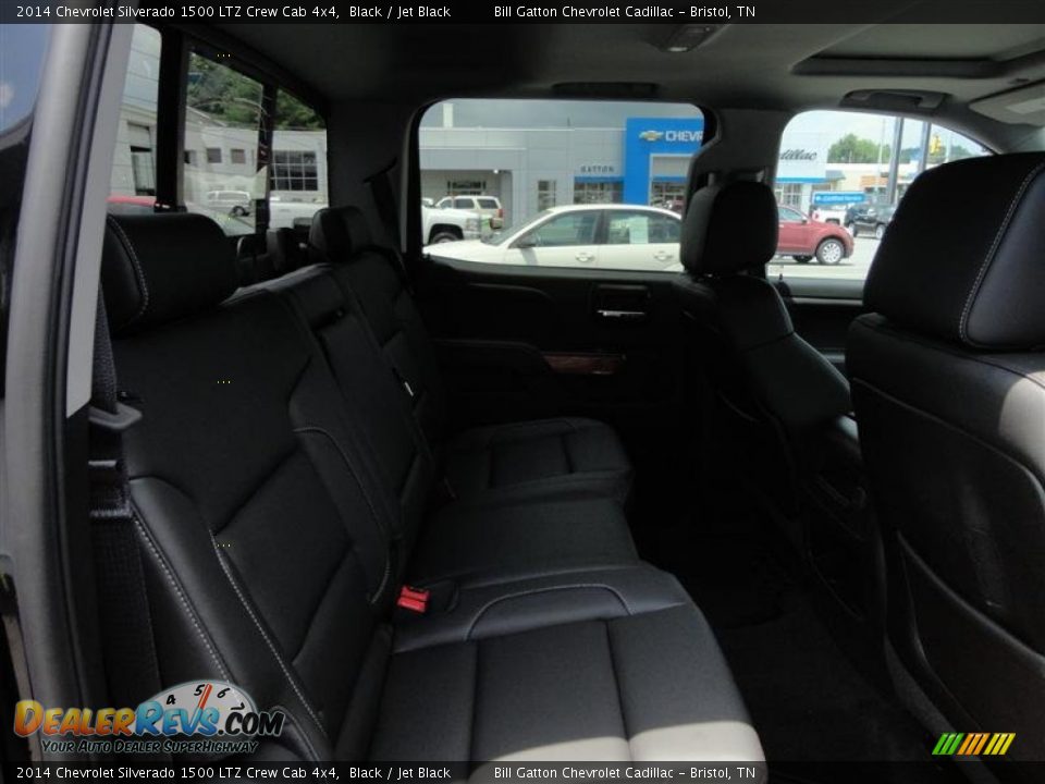 2014 Chevrolet Silverado 1500 LTZ Crew Cab 4x4 Black / Jet Black Photo #8