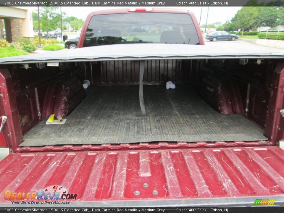 2003 Chevrolet Silverado 1500 LS Extended Cab Dark Carmine Red Metallic / Medium Gray Photo #7