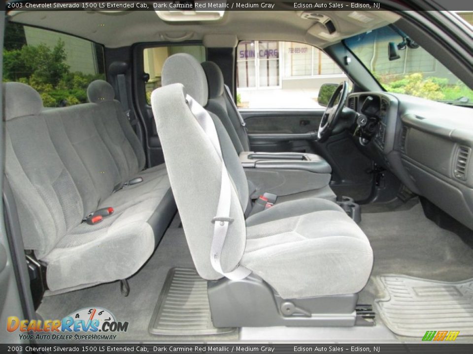 Medium Gray Interior - 2003 Chevrolet Silverado 1500 LS Extended Cab Photo #15