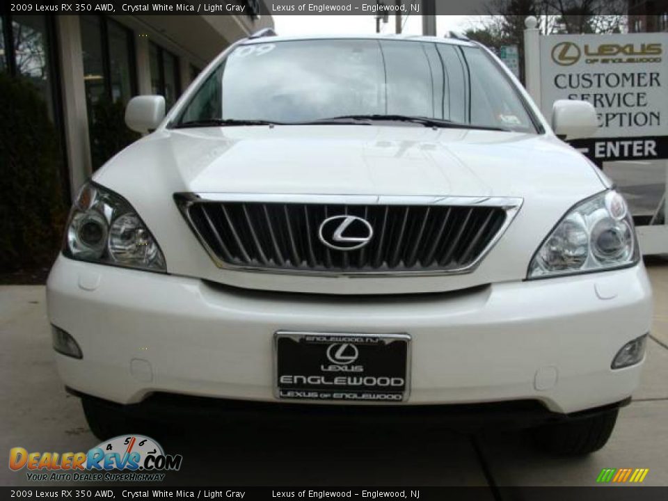 2009 Lexus RX 350 AWD Crystal White Mica / Light Gray Photo #2