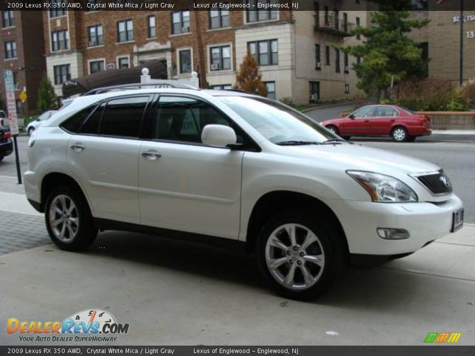 2009 Lexus RX 350 AWD Crystal White Mica / Light Gray Photo #3