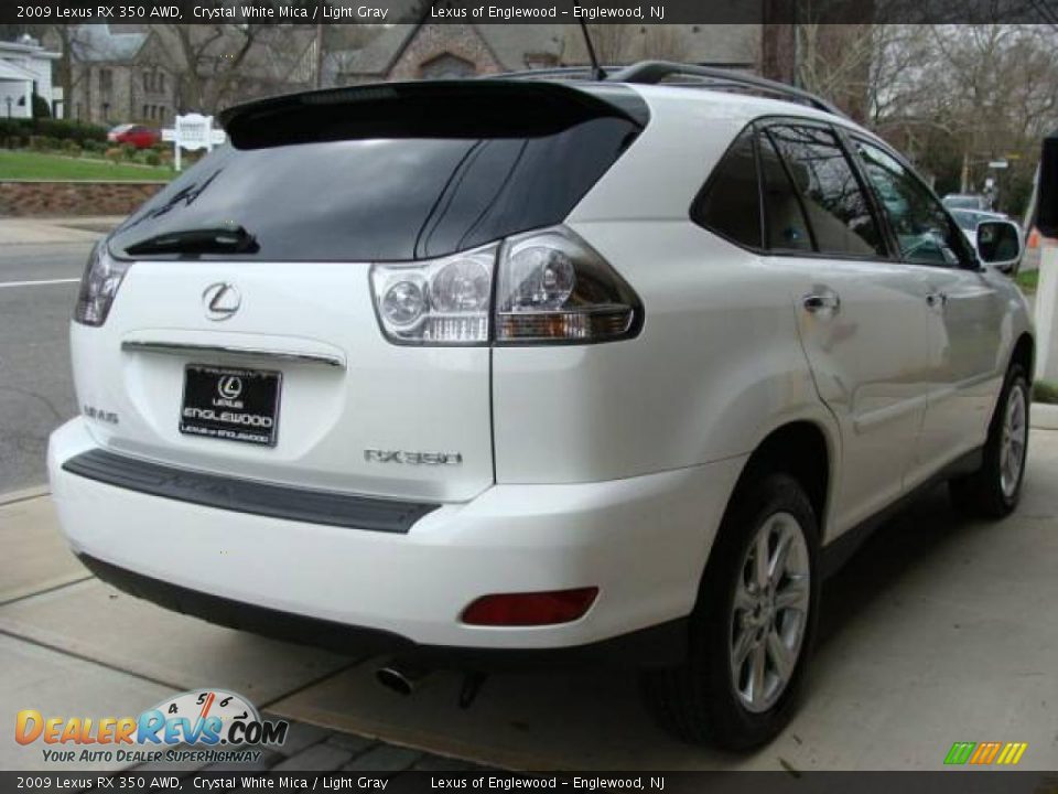 2009 Lexus RX 350 AWD Crystal White Mica / Light Gray Photo #4