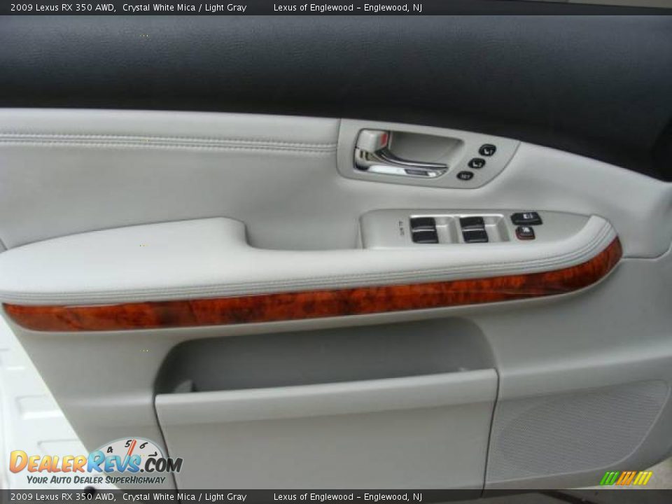 2009 Lexus RX 350 AWD Crystal White Mica / Light Gray Photo #6