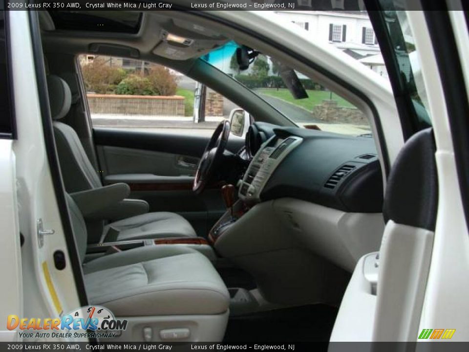 2009 Lexus RX 350 AWD Crystal White Mica / Light Gray Photo #8