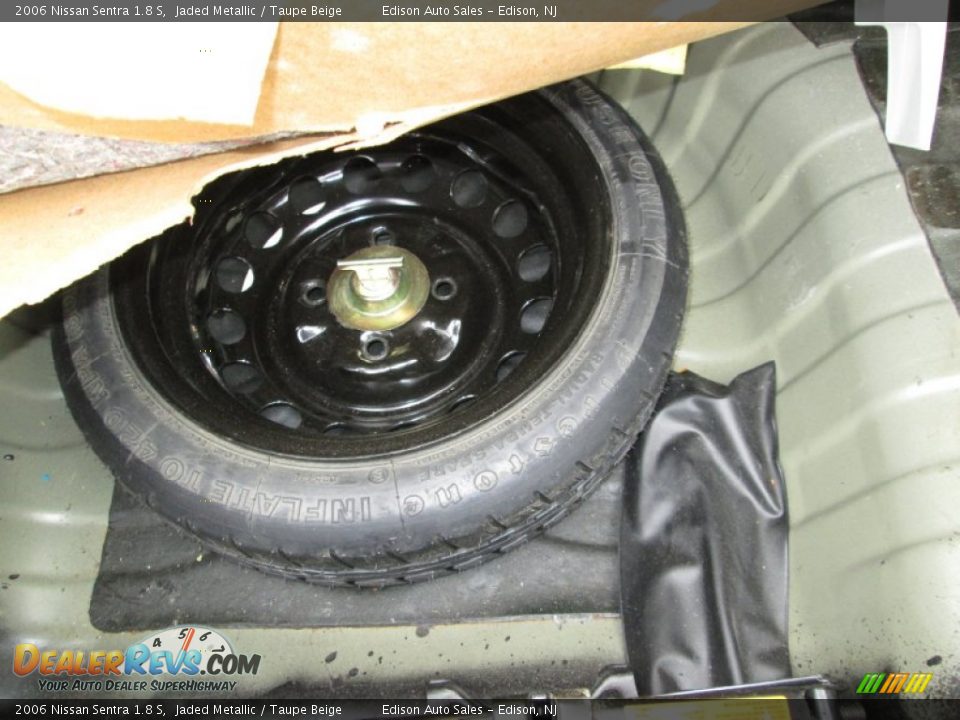 2006 Nissan Sentra 1.8 S Jaded Metallic / Taupe Beige Photo #23