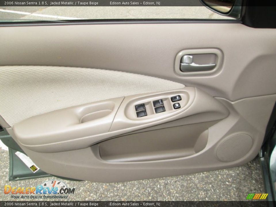 2006 Nissan Sentra 1.8 S Jaded Metallic / Taupe Beige Photo #24