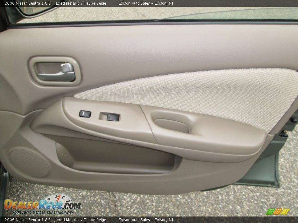 2006 Nissan Sentra 1.8 S Jaded Metallic / Taupe Beige Photo #25